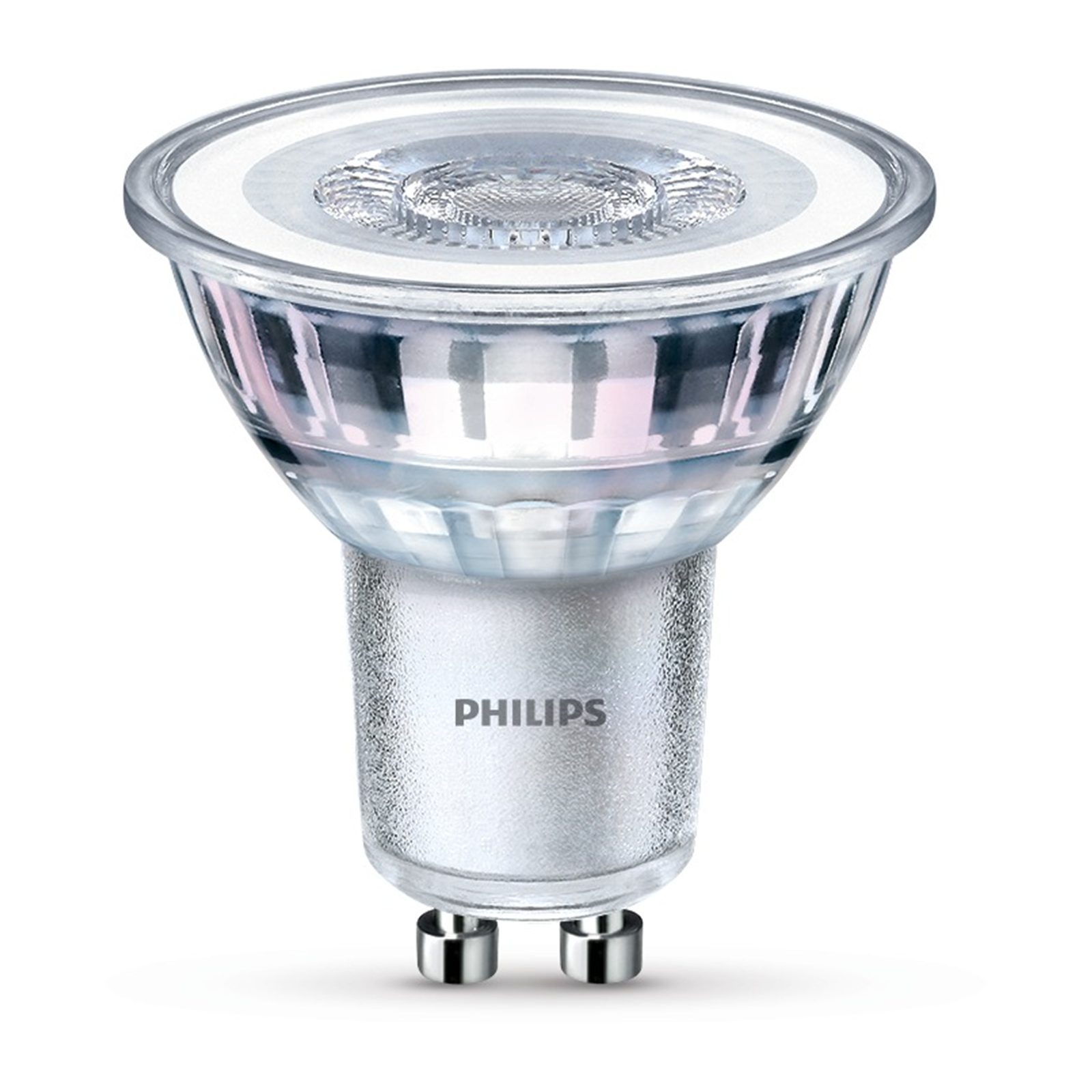 Philips LED Warm White Classic GU10 4.6W 410lm Globe 6 Pack 929001287698