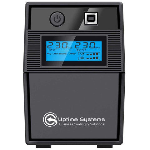 Uptime ELITE Series 650VA Line Interactive Tower UPS With LCD ES650-AVR - SuperSaverAU - view 1