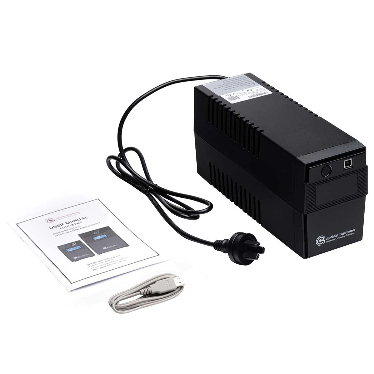 Uptime ELITE Series 650VA Line Interactive Tower UPS With LCD ES650-AVR - SuperSaverAU - view 6