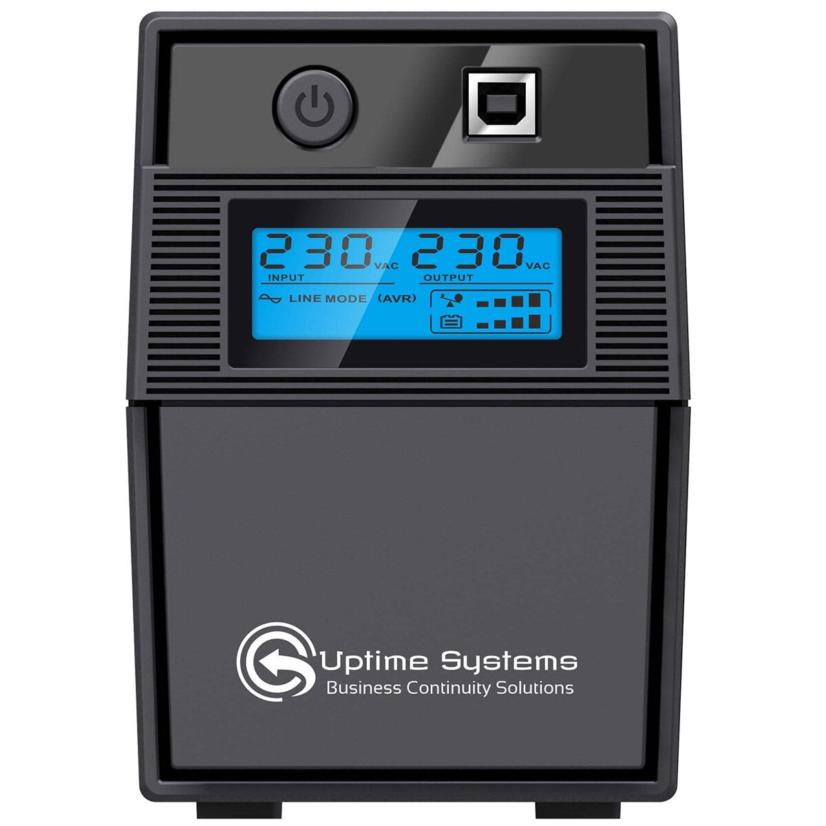 Uptime ELITE Series 850VA Line Interactive Tower UPS with LCD ES850-AVR - SuperSaverAU - view 1