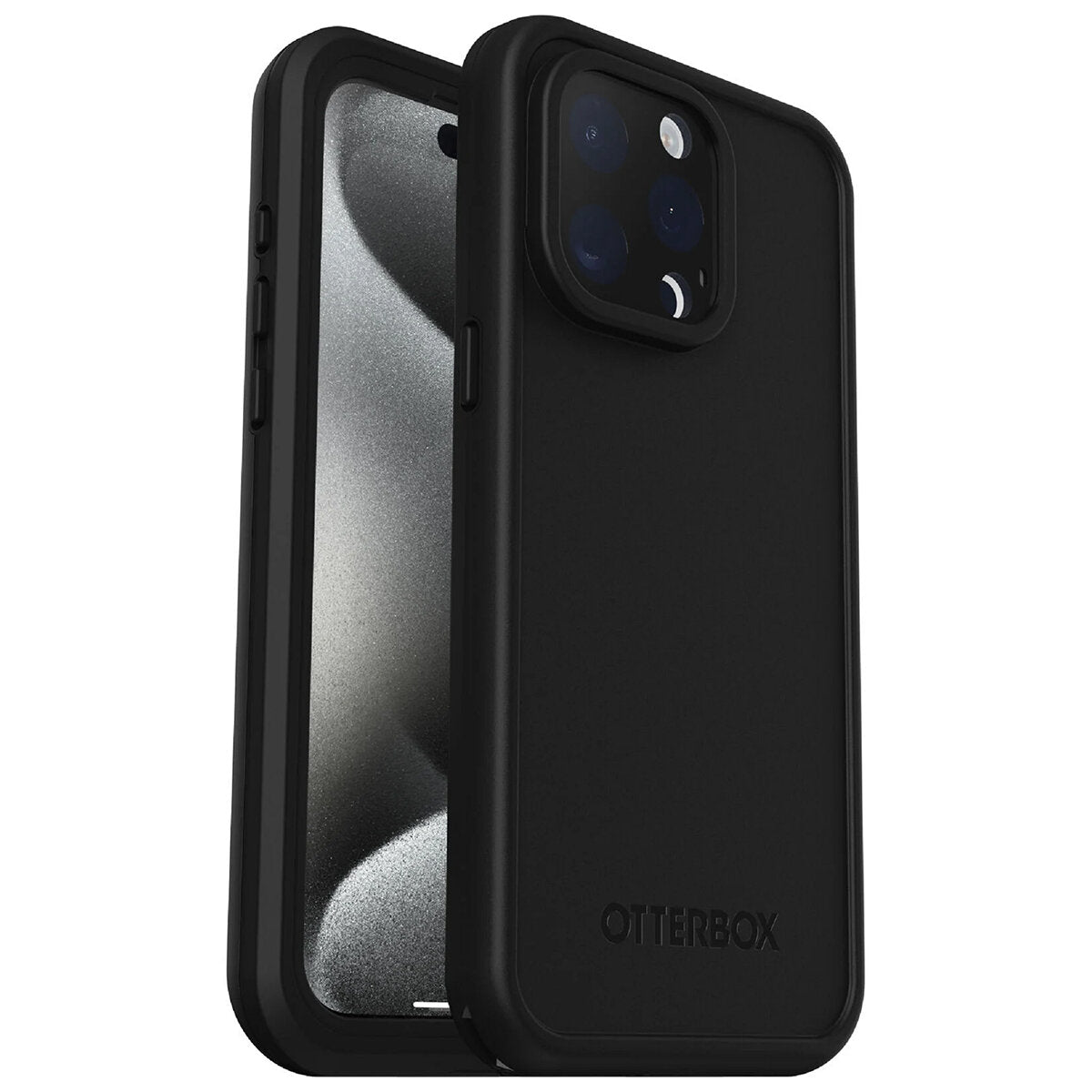 OtterBox FRĒ MagSafe Apple iPhone 15 Pro Max Case Black - SuperSaverAU - view 1