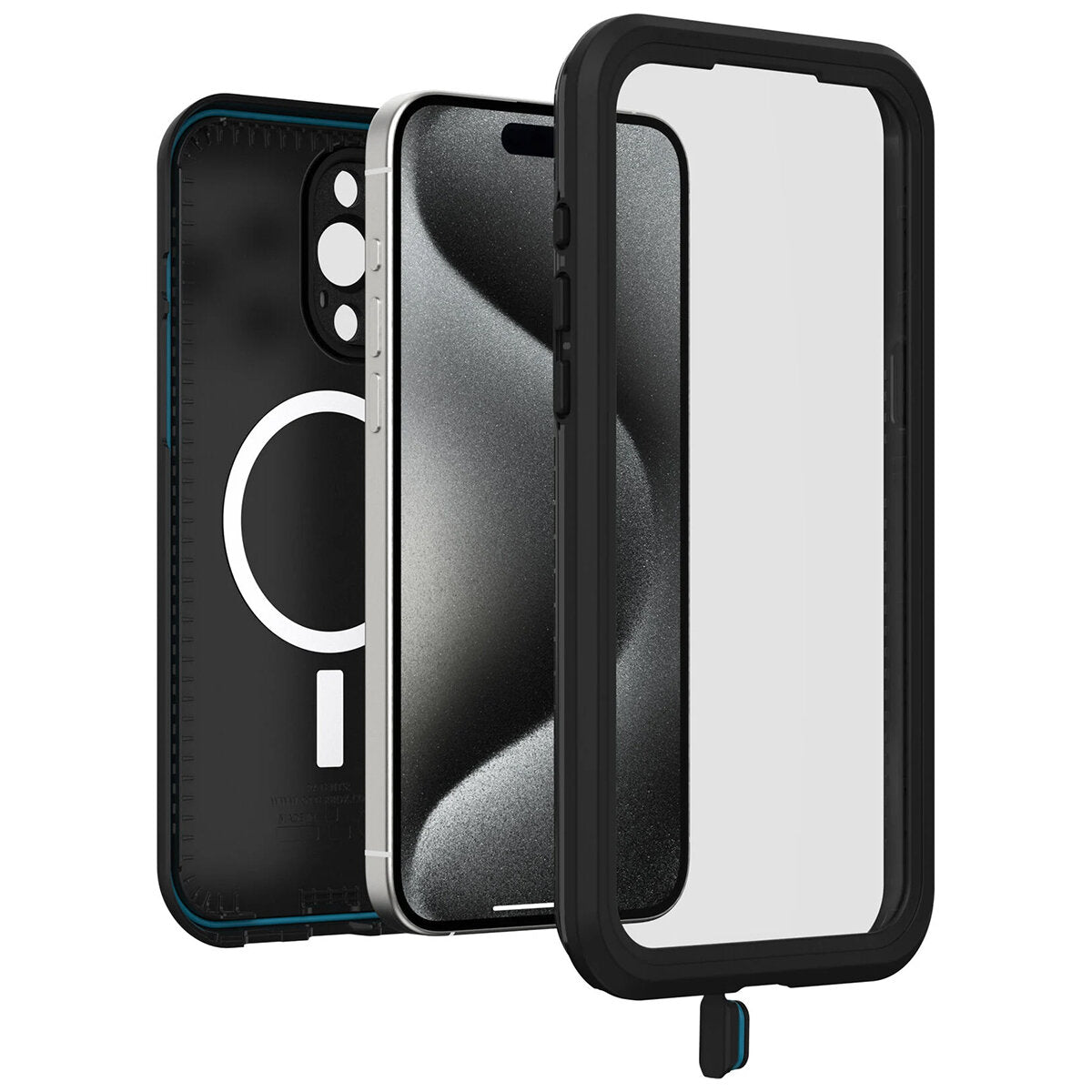 OtterBox FRĒ MagSafe Apple iPhone 15 Pro Max Case Black - SuperSaverAU - view 2