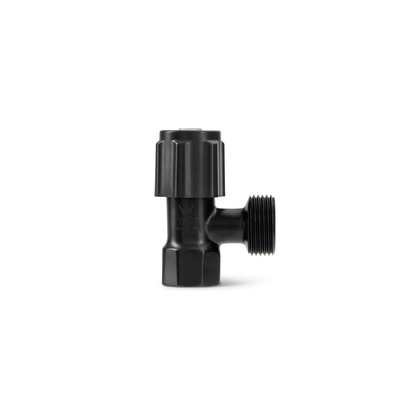 Brasshards Mini Washing Machine Tap 20mm Matt Black Brass Lead Free