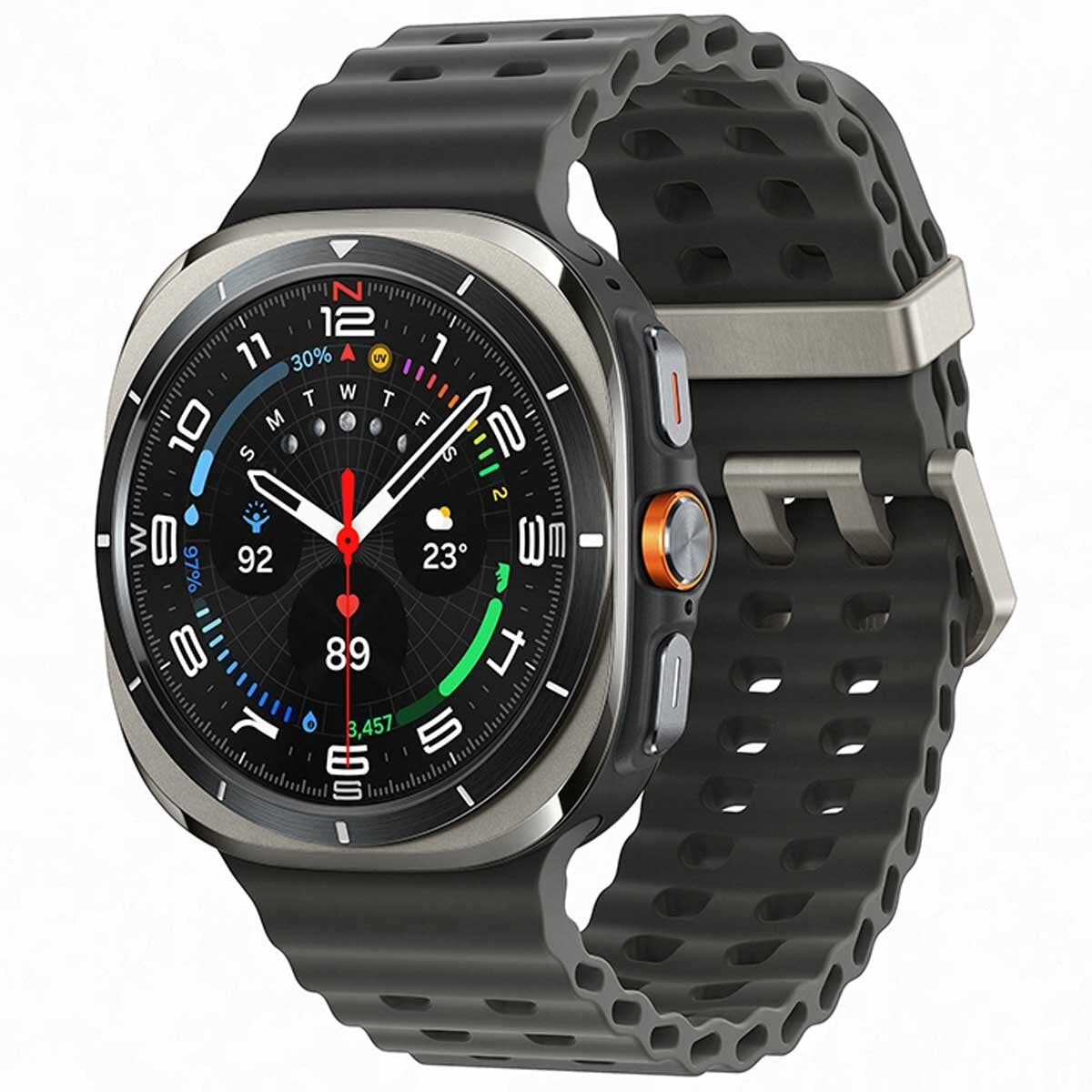Samsung Galaxy Watch Ultra LTE 47mm Titanium Silver SM-L705FZTAXSA - SuperSaverAU - view 1