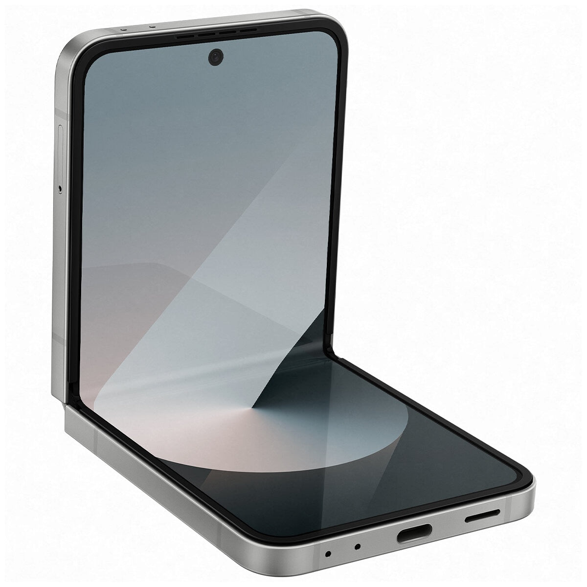 Samsung Galaxy Z Flip6 512GB Silver SM-F741BZSEATS | FlexCam, FlexWindow, Live Translation, Durable Design - SuperSaverAU - view 2