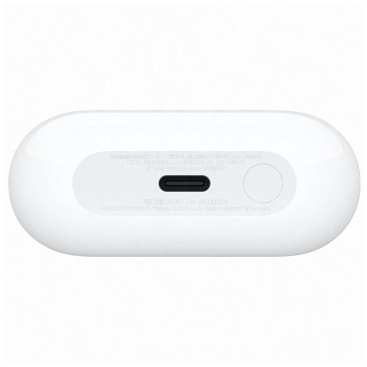 Samsung Galaxy Buds3 White SM-R530NZWAASA - SuperSaverAU - view 4