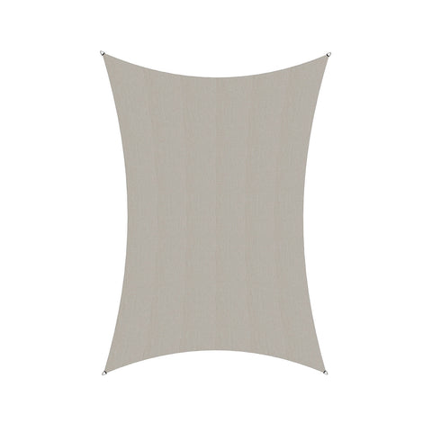 Coolaroo Shell 5 x 3m Rectangle Commercial Grade Shade Sail, HDPE, Up to 95% UV Block