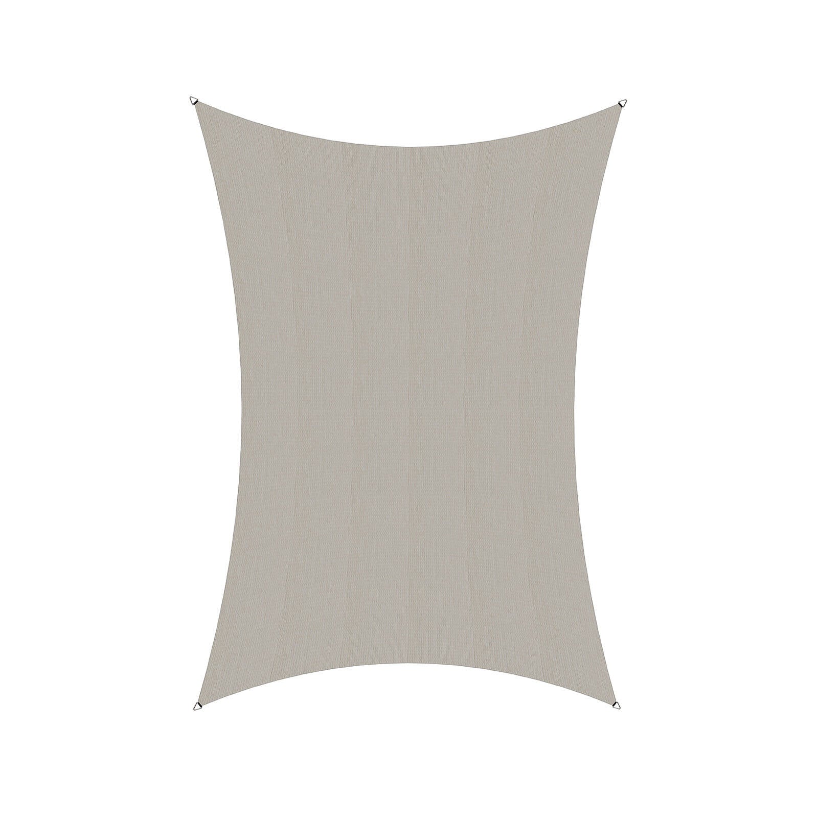 Coolaroo Shell 5 x 3m Rectangle Commercial Grade Shade Sail, HDPE, Up to 95% UV Block