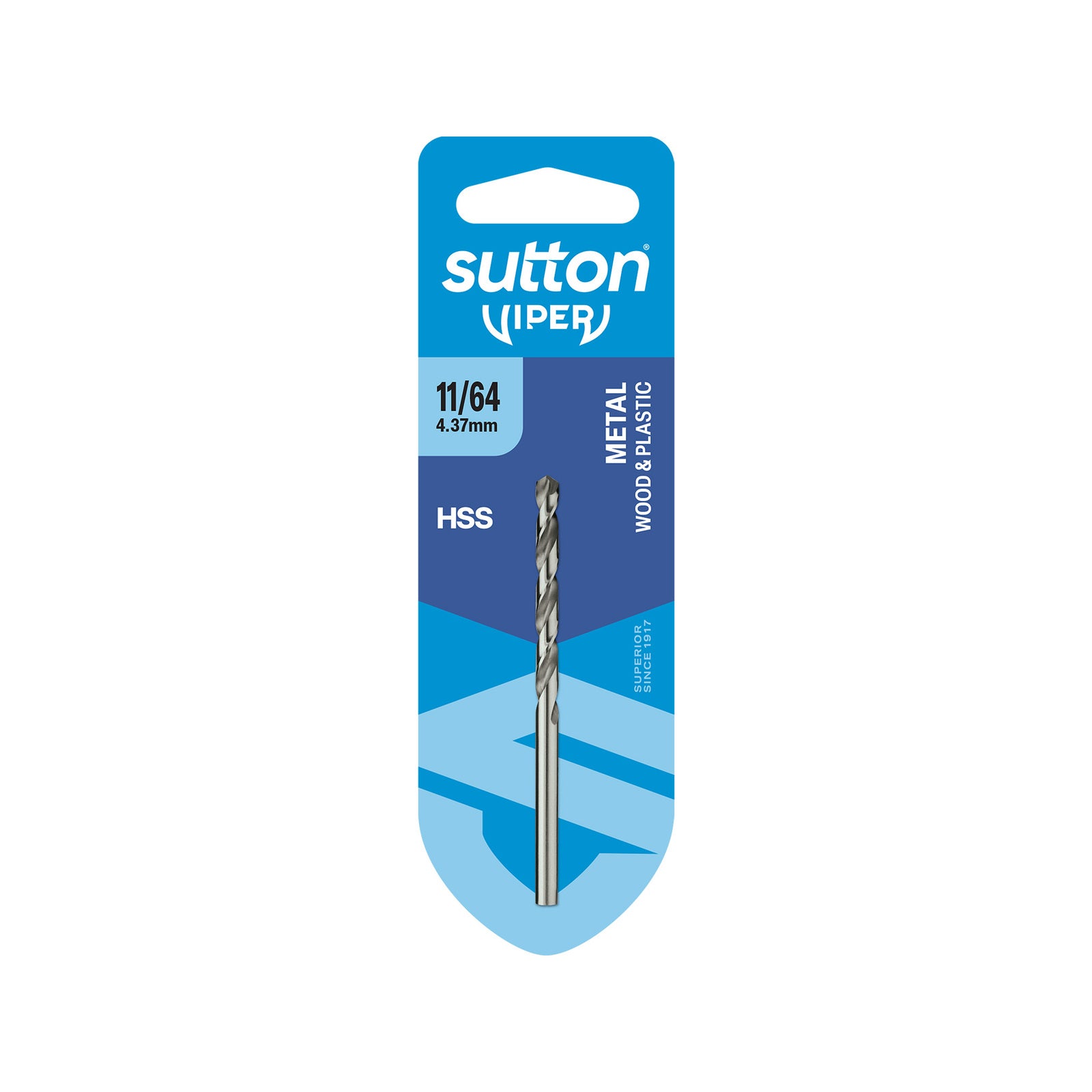 Sutton Tools 11/64" Viper HSS Jobber Drill Bit