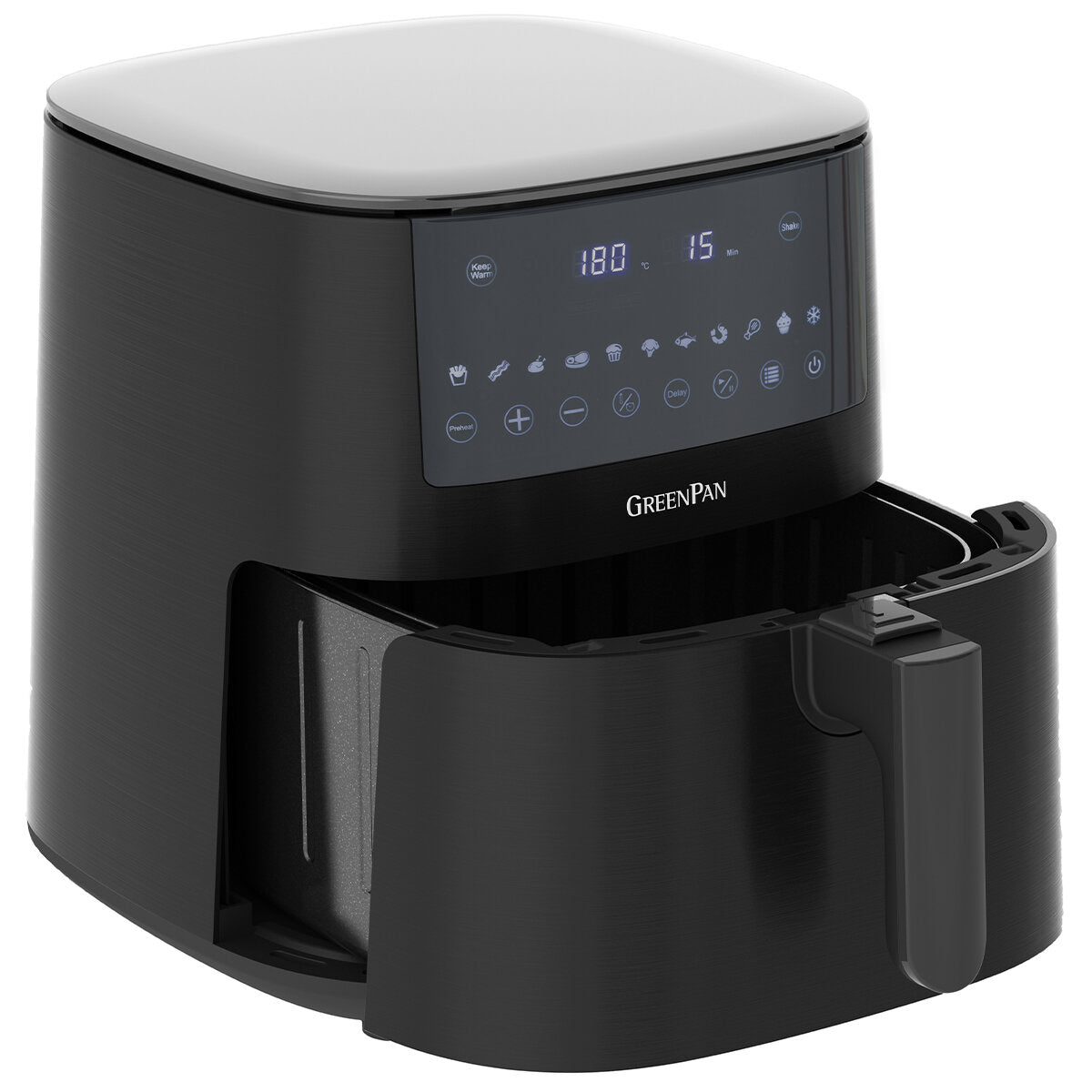 GreenPan Bistro 1 Basket Electric Air Fryer 7.2L CC008230-001 - SuperSaverAU - view 2