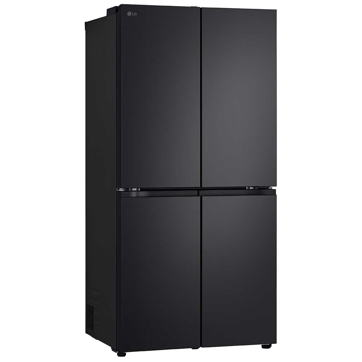 LG 530L Slim French Door Fridge Matte Black GF-B505MBL - SuperSaverAU - view 3
