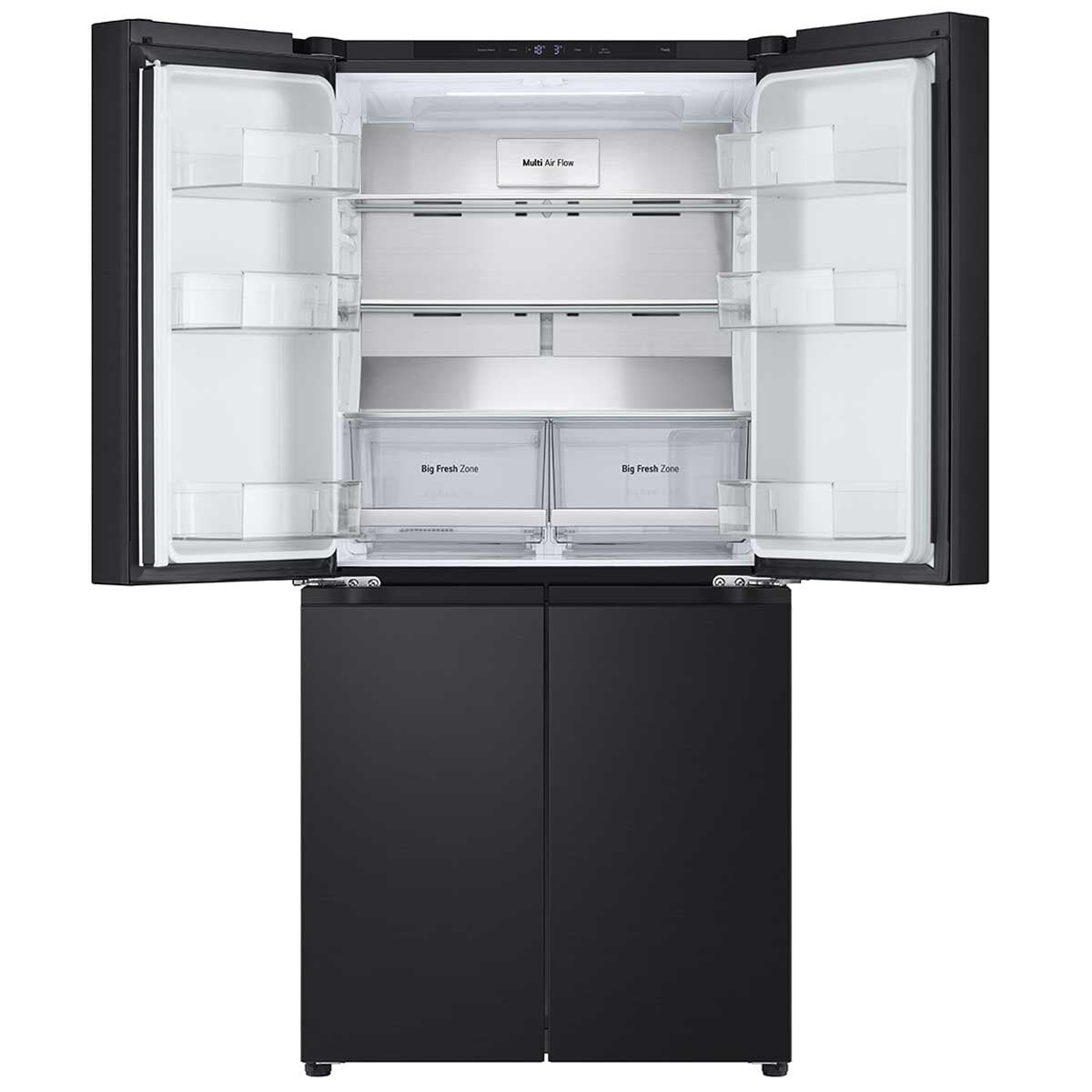 LG 530L Slim French Door Fridge Matte Black GF-B505MBL - SuperSaverAU - view 6