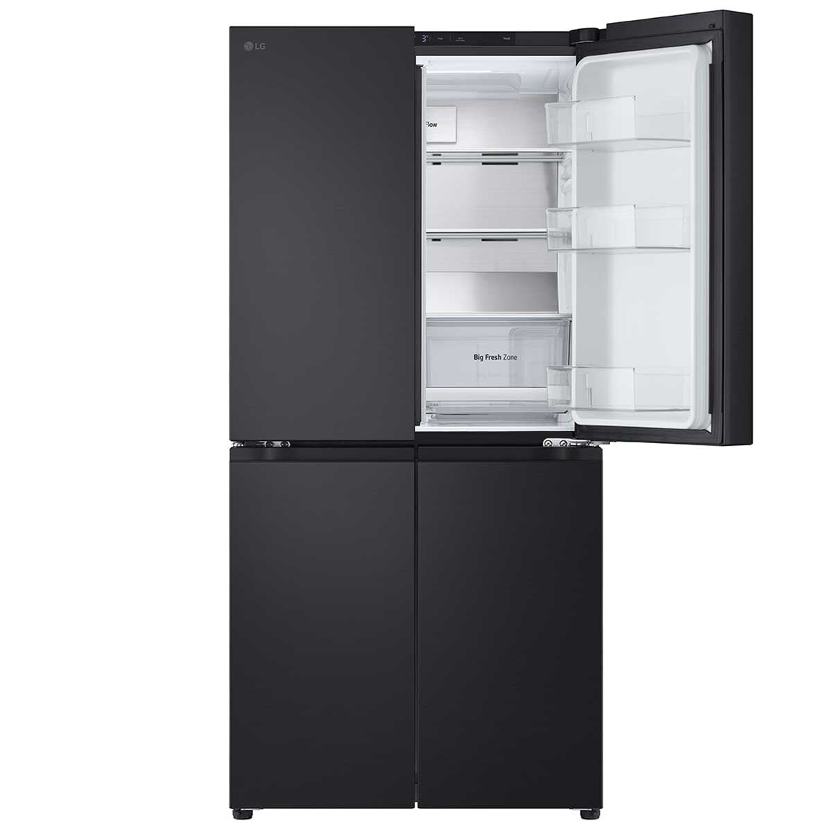 LG 530L Slim French Door Fridge Matte Black GF-B505MBL - SuperSaverAU - view 8