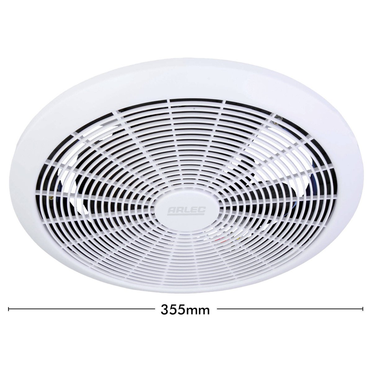 Arlec 250mm Ceiling Exhaust Fan - Plastic - Low Noise - Easy Install - SuperSaverAU - view 4