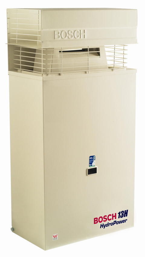 Bosch 13L LPG External HydroPower Continuous Flow Hot Water System - Copper, Standing Pilot - 7716473601