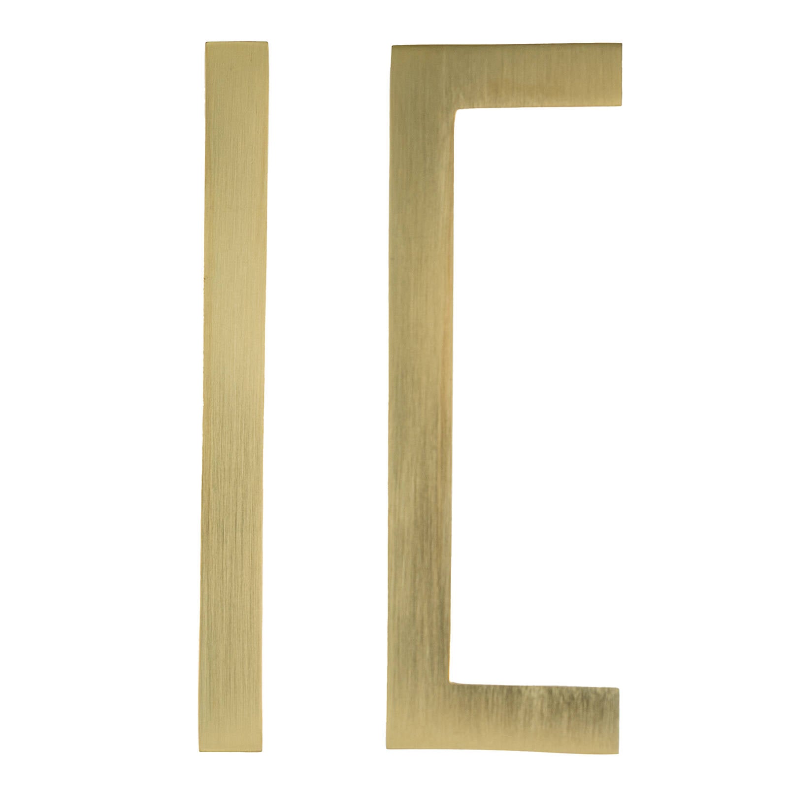 Taskmaster 96mm Brushed Brass Square Cabinet Handle 10 Pack