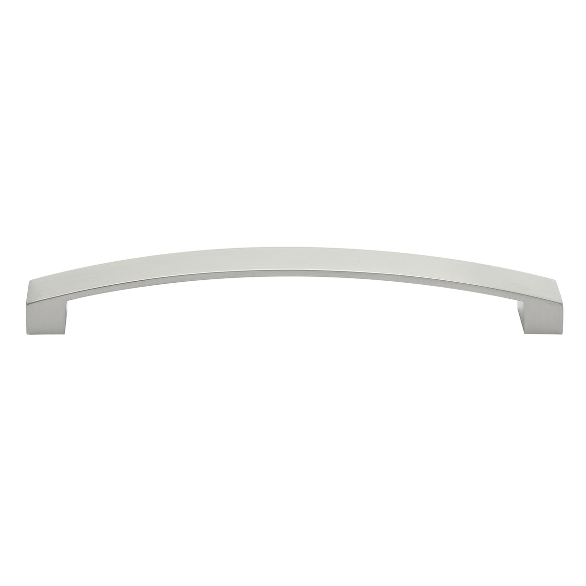 Prestige 160mm Brushed Nickel Flat Bow Handle - Zinc Alloy, Cabinet & Drawer