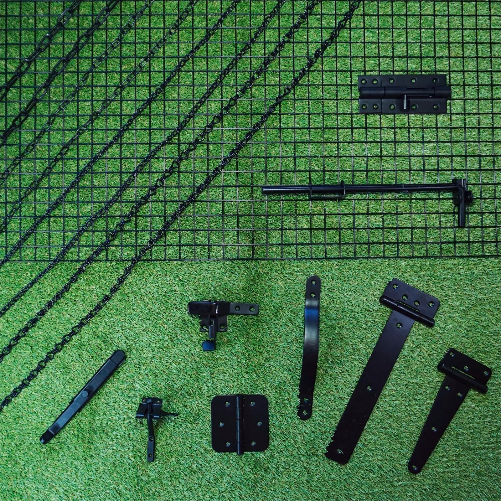 Zenith 200mm Matte Black Steel Slide Bolt