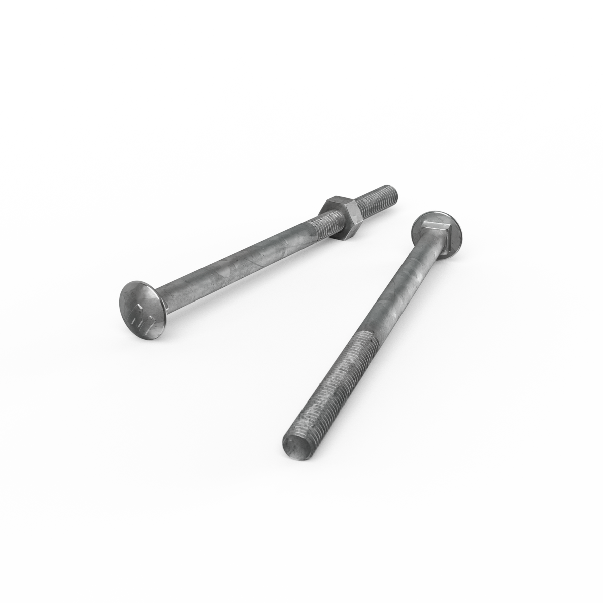 Zenith Hot Dip Galvanised M6 x 100mm Cup Head Bolts Nuts 25 Pack - SuperSaverAU - view 3
