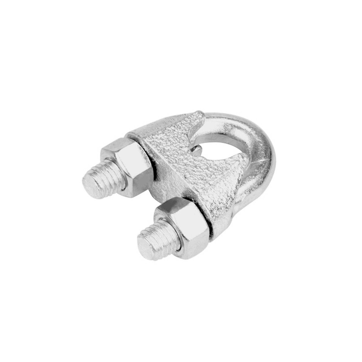 Pinnacle 8mm Galvanised Steel Wire Rope Grip, 2 Pack