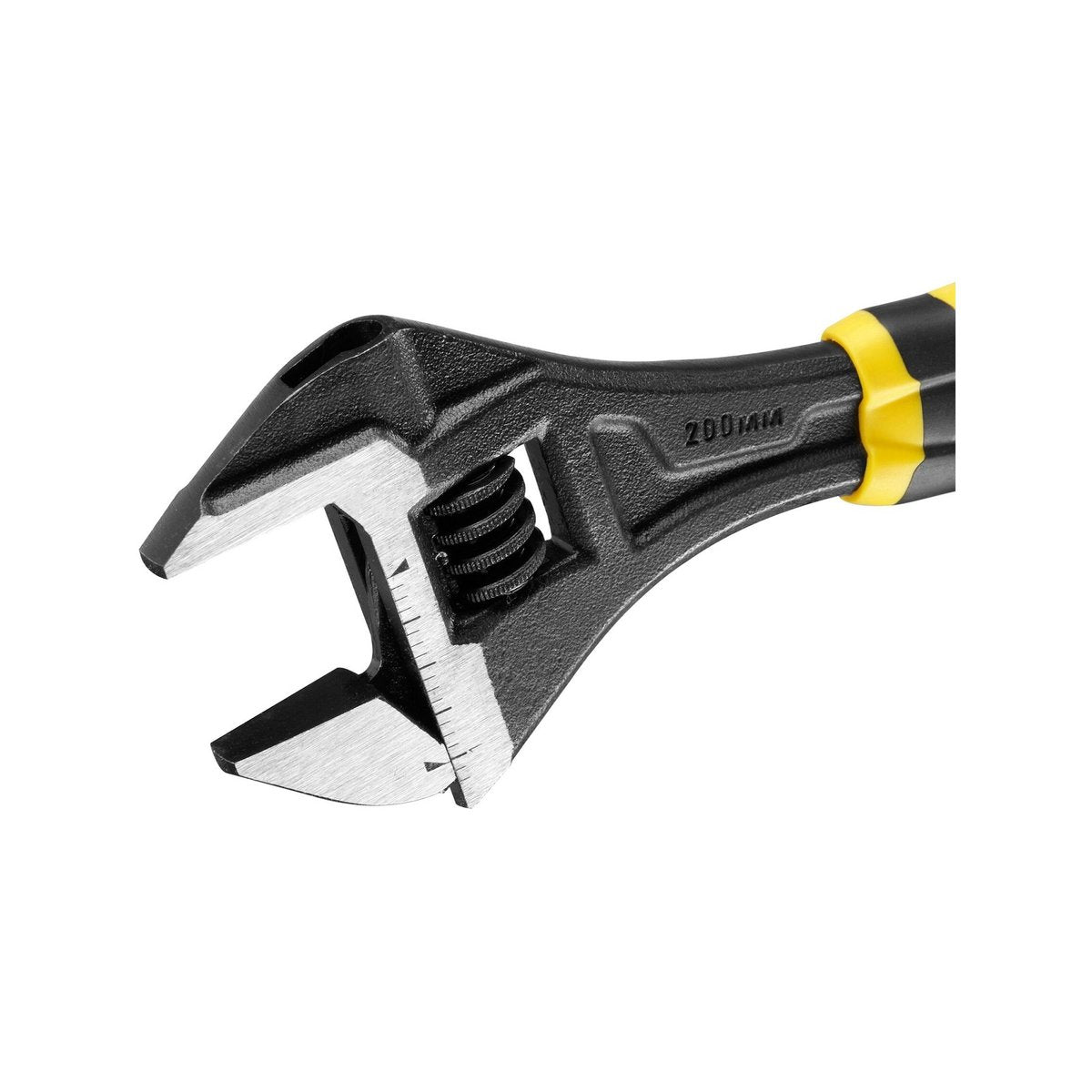 Stanley FatMax 200mm Bi-Material Adjustable Wrench with 15 Degree Offset Jaws