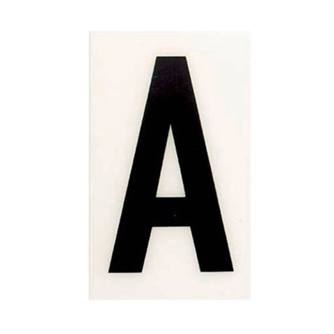 Sandleford 60mm White Self Adhesive House Letter A, Weather Resistant Polycarbonate