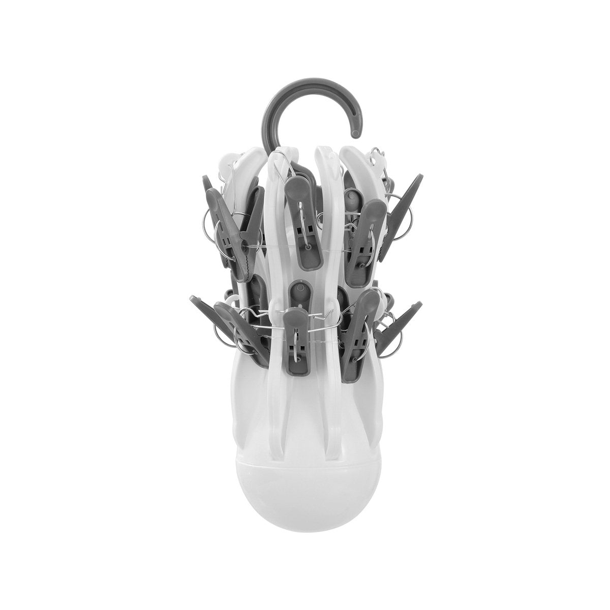 Boxsweden Delicates Clothes Hanger - 16 Peg White PP Sock & Underwear Dryer