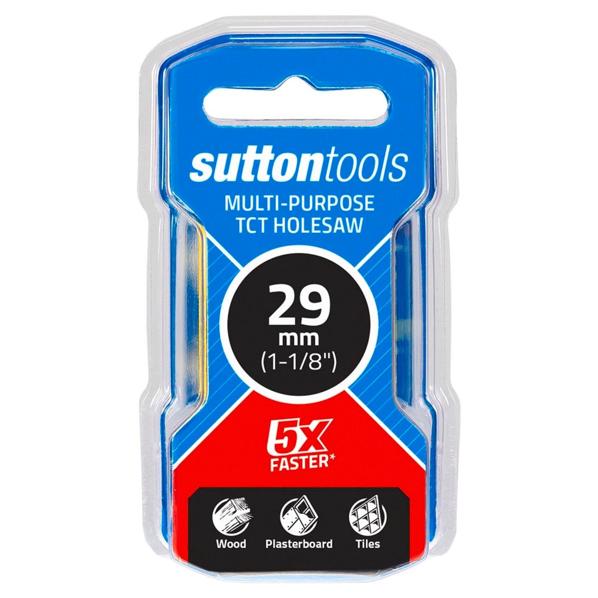 Sutton Tools 29mm TCT Multi-Purpose Seamless Holesaw