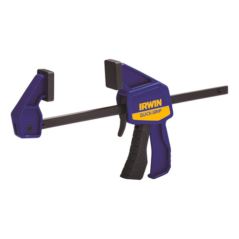 Irwin 150mm Quick-Grip Mini Bar Clamp One-Handed Steel 63kg