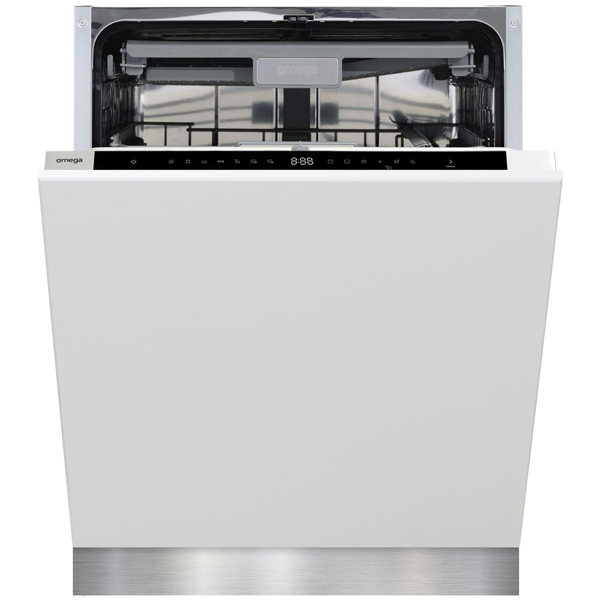 Omega 60cm Fully Integrated Dishwasher - 15 Place Settings, Auto Open Drying, Seven Programs - ODWIF6015