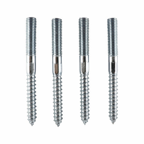 Everhang M12 x 120mm Zinc Plated Hanger Bolt with Star Recess - Steel, 4 Pack