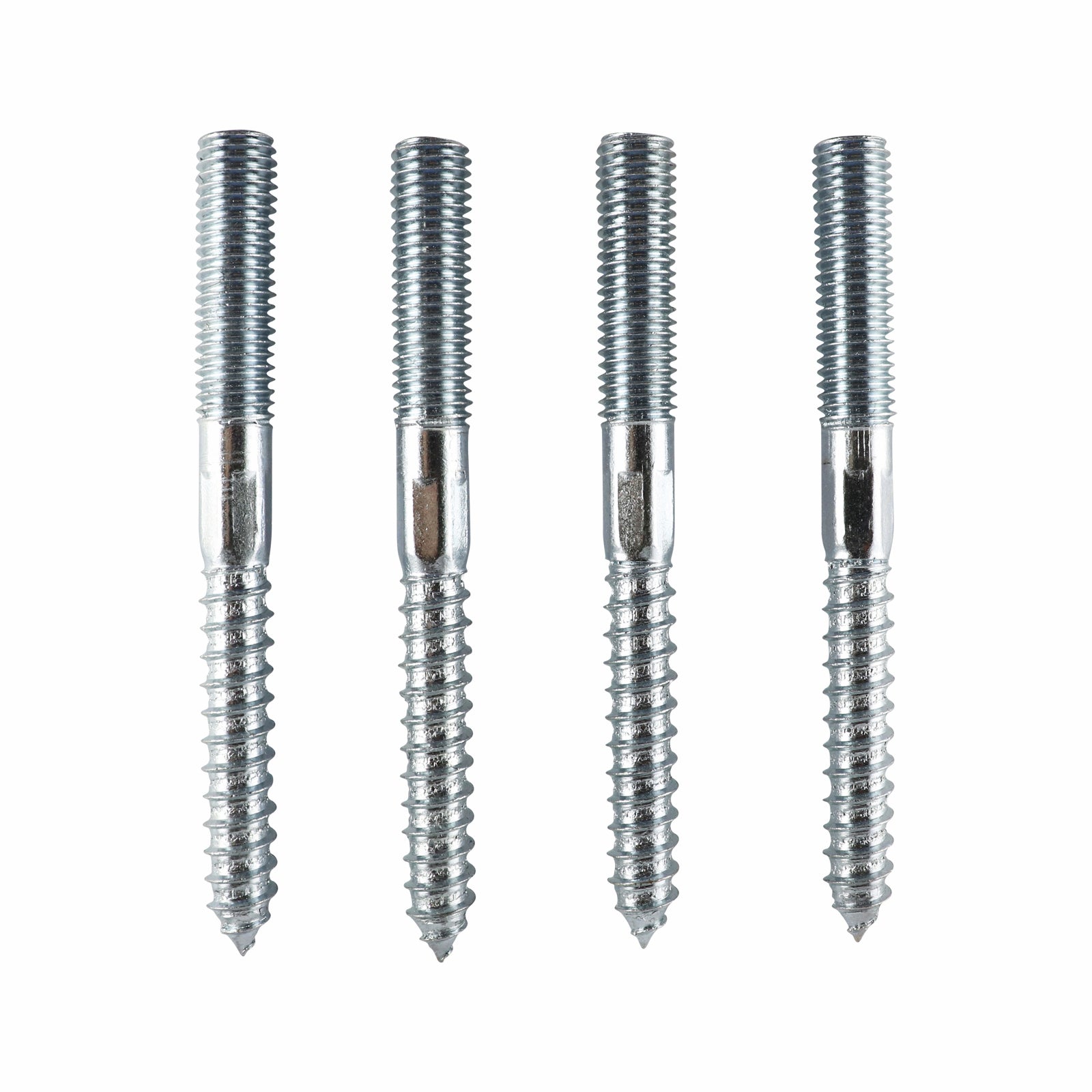 Everhang M12 x 120mm Zinc Plated Hanger Bolt with Star Recess - Steel, 4 Pack