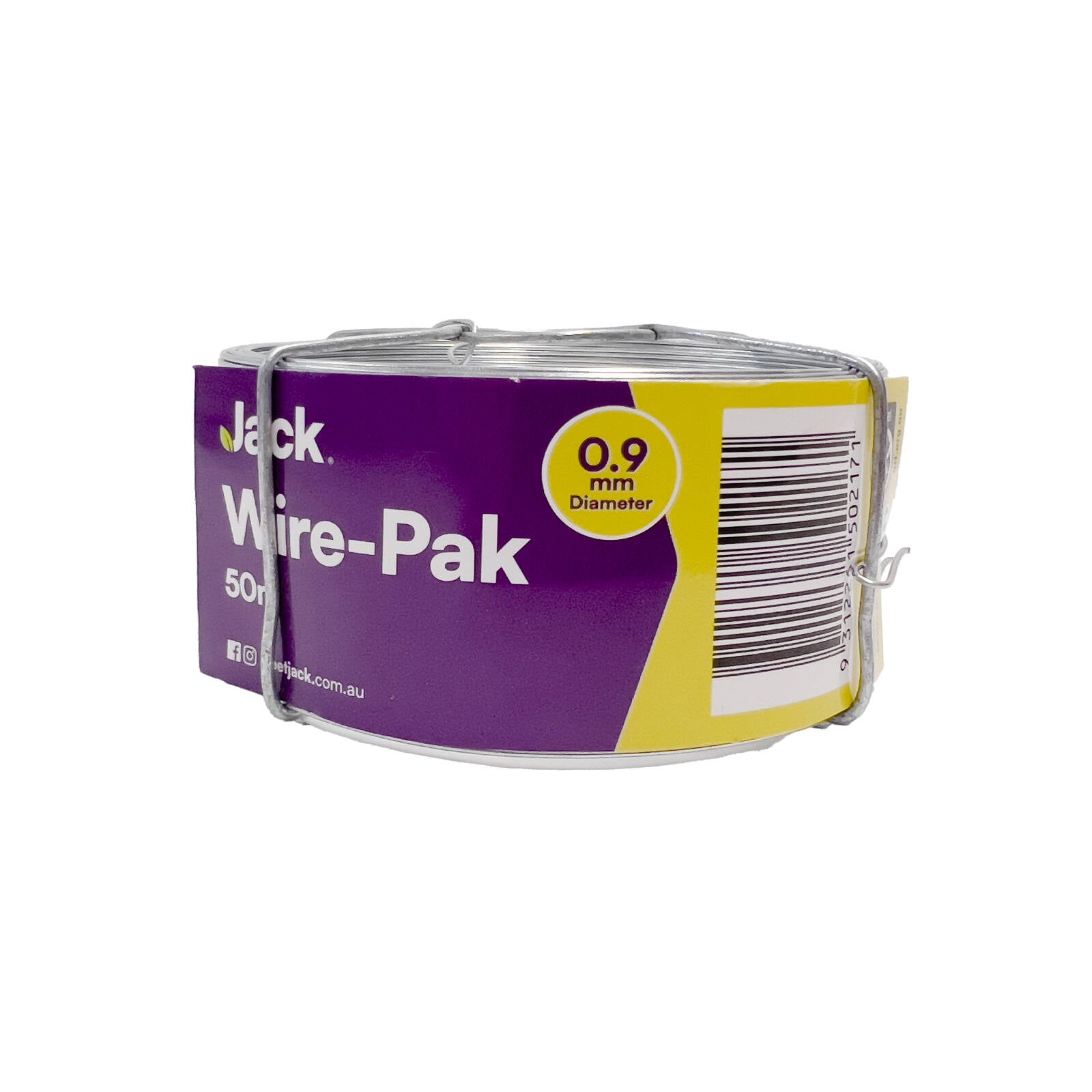 Jack Galvanised Tie Wire 0.90mm x 50m Steel No-Tangle Wirepak