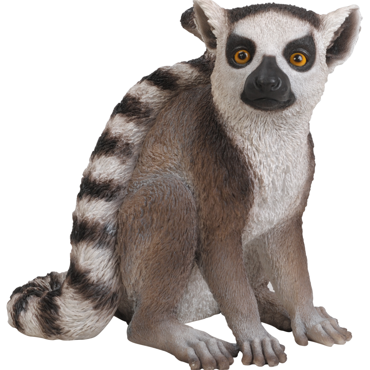 Northcote Pottery Lemur Garden Statue - 36cm - Multi-coloured - Realistic Design - SuperSaverAU - view 1