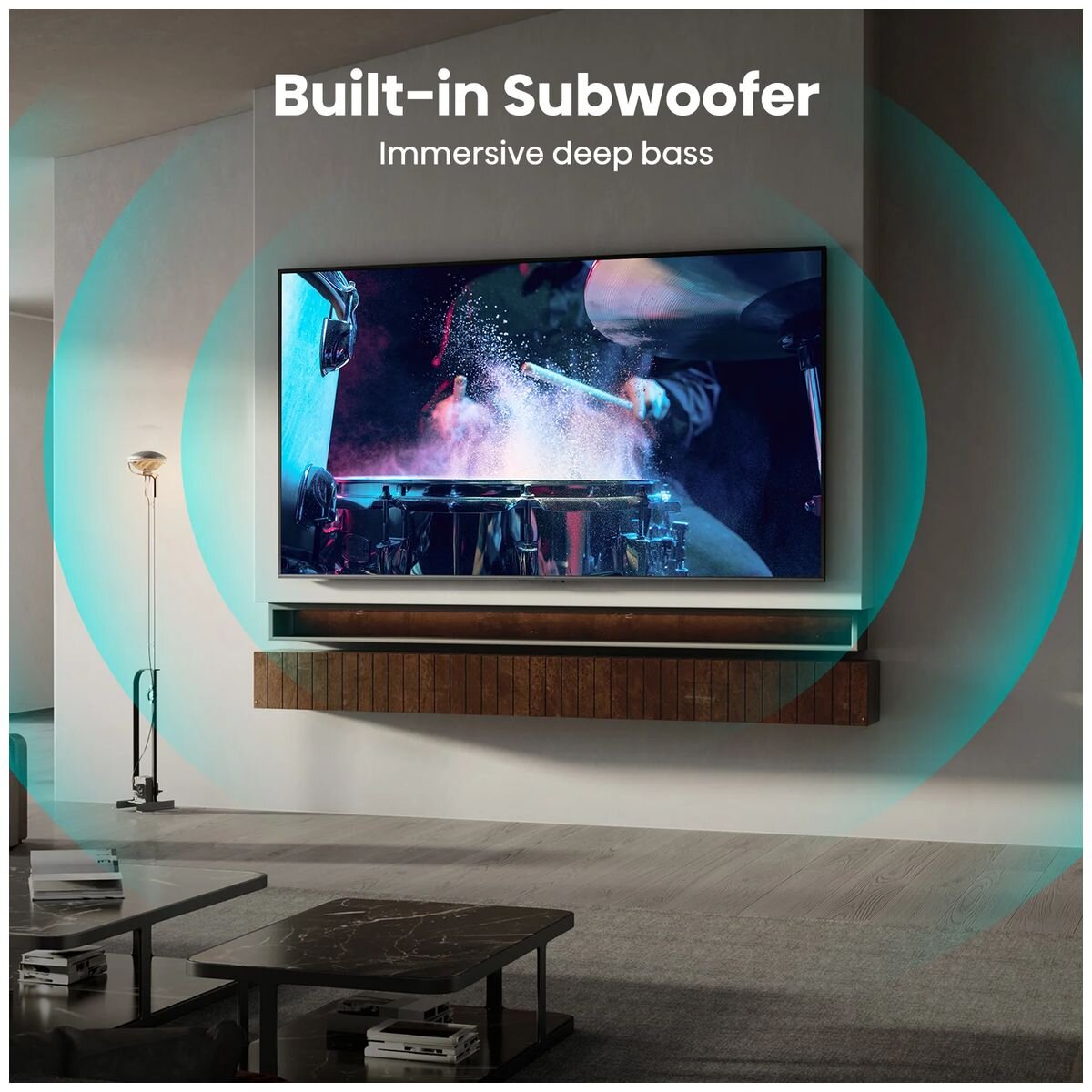 Hisense 65 Inch Mini-LED 4K Smart TV - Dolby Vision and Atmos, FreeSync Premium, VIDAA U9 - 65U6SAU