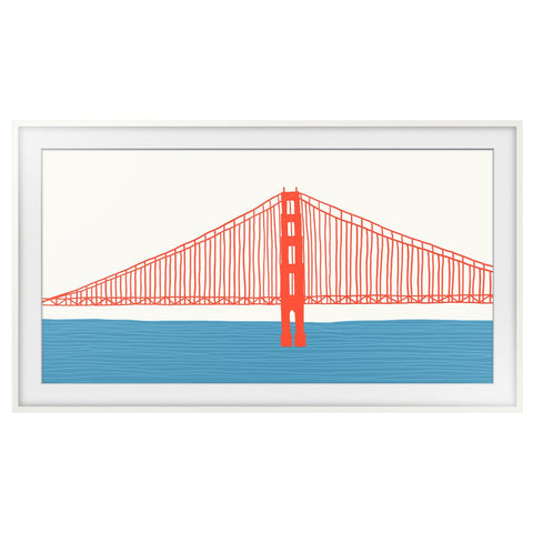 Samsung 50 Inch The Frame TV Customisable Bezel - Magnetic Slim Frames - SuperSaverAU - view 1