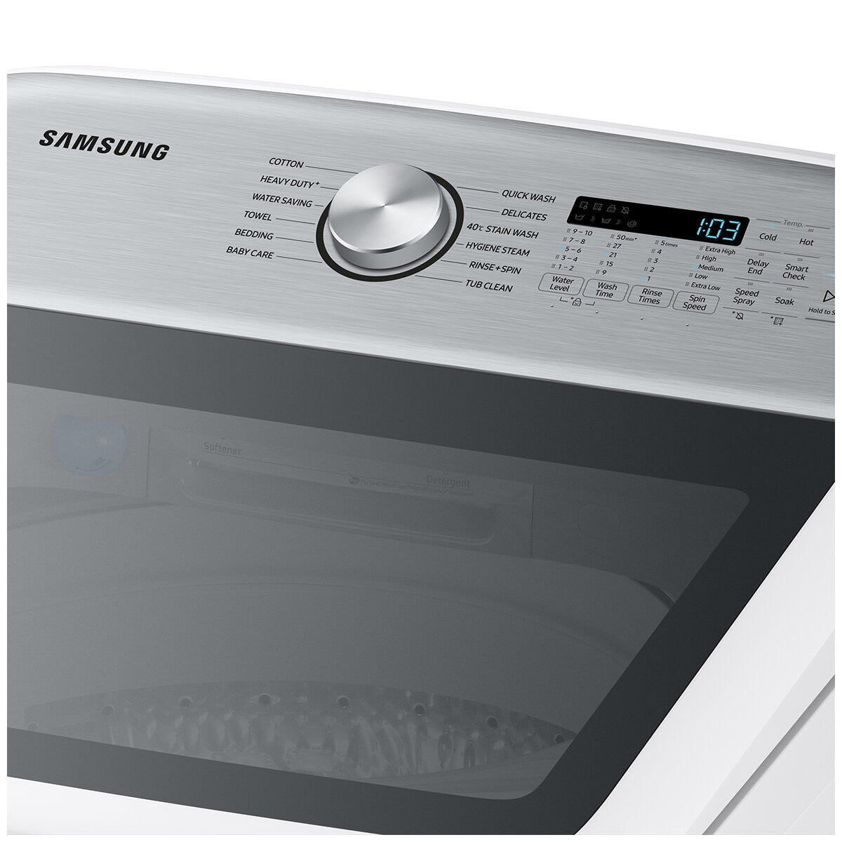 Samsung 12kg Top Load Washer White WA12A8376GW - SuperSaverAU - view 6