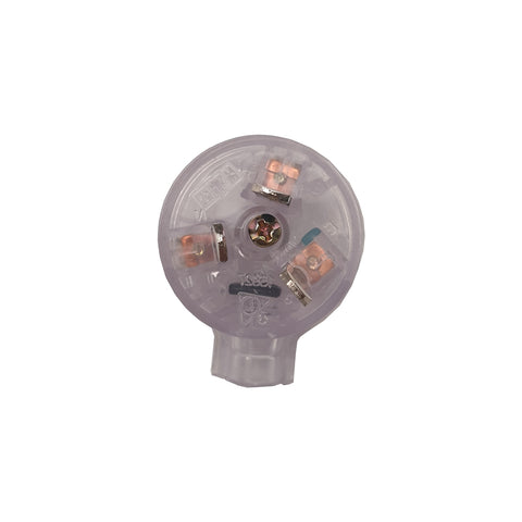 HPM 10A Clear Side Entry Flat Plug Top