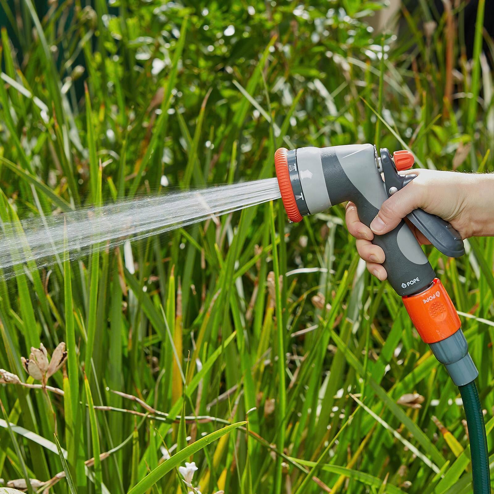 Pope Thumper Hand Spray 130mm Metal and Plastic 7 Watering Patterns