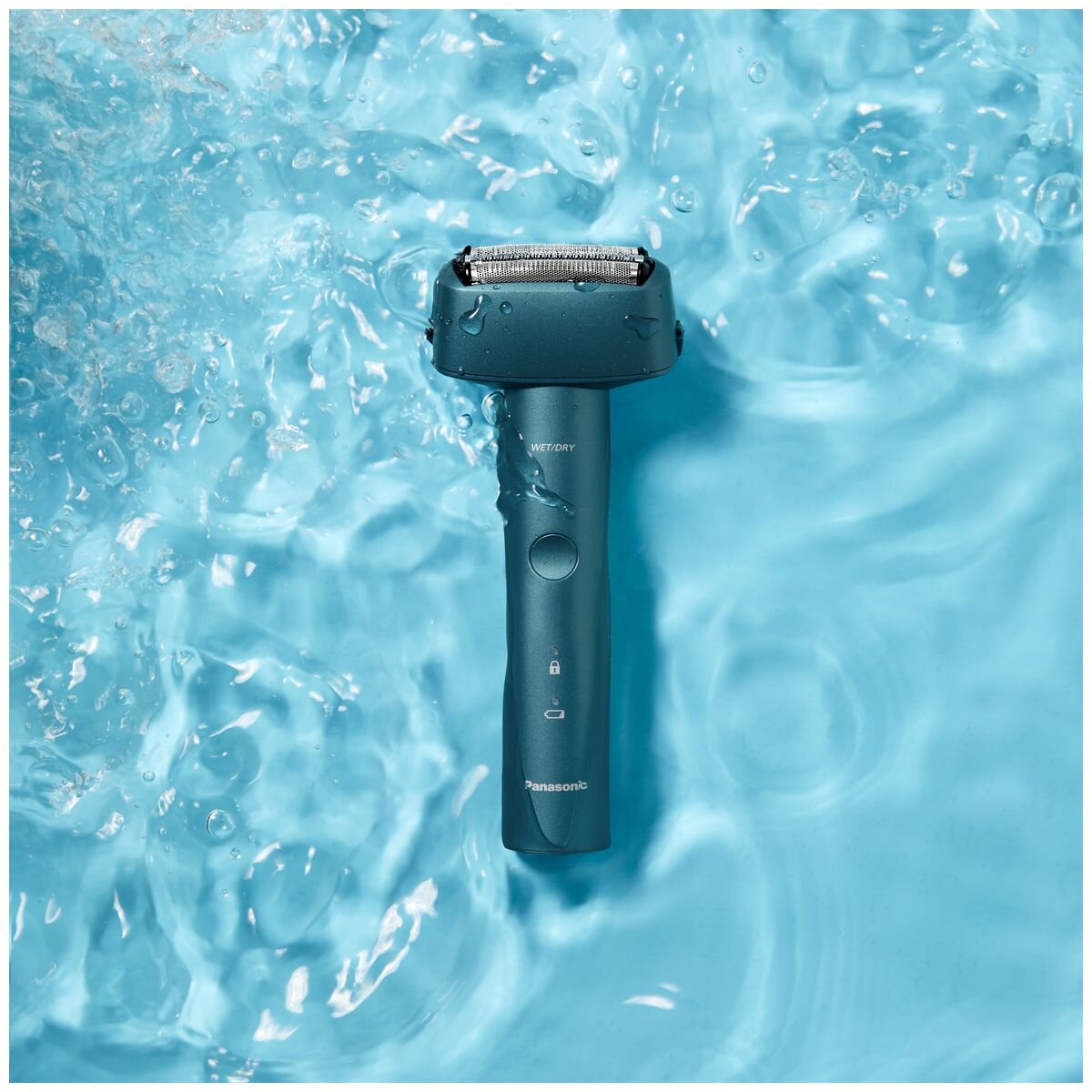 Panasonic Series 300 3-Blade Electric Shaver - Blue - Wet and Dry Use, USB-C Charging - ES-RM3B-A541