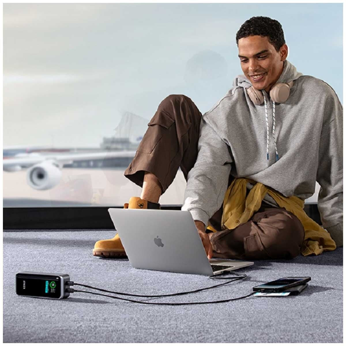 Anker Prime 12K 130W Power Bank Black A1335011 - SuperSaverAU - view 6