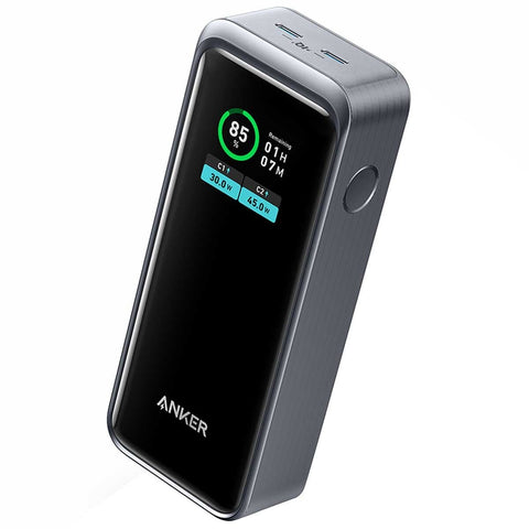 Anker Prime 12K 130W Power Bank Black A1335011 - SuperSaverAU - view 1