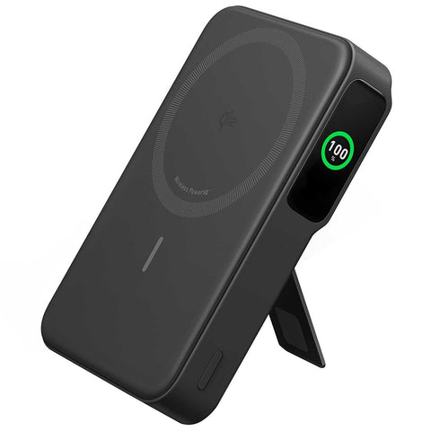 Anker MagGo 10K Magnetic Power Bank, 15W Qi2 Wireless Charging, Black - SuperSaverAU - view 1