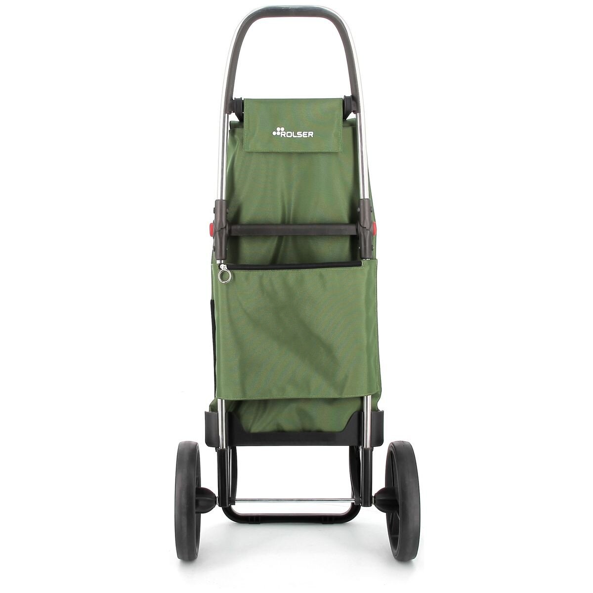 Rolser I-Max Urban Big Wheel Folding Trolley - Removable Wheels, Protective Bag Frame, Khaki - R-IMX505-1005