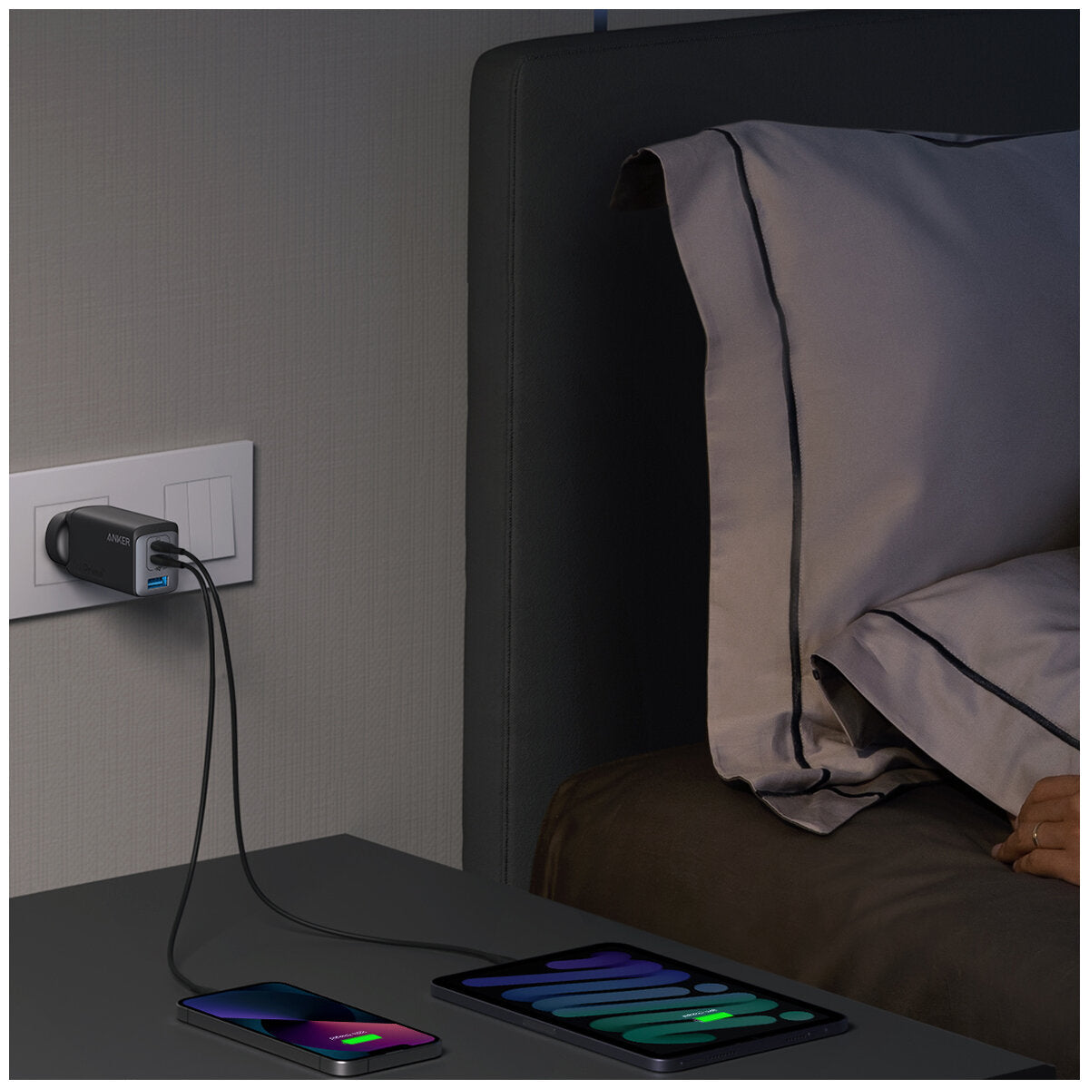 Anker GaNPrime 65W 3 Port Wall Charger B2668T11 - SuperSaverAU - view 5