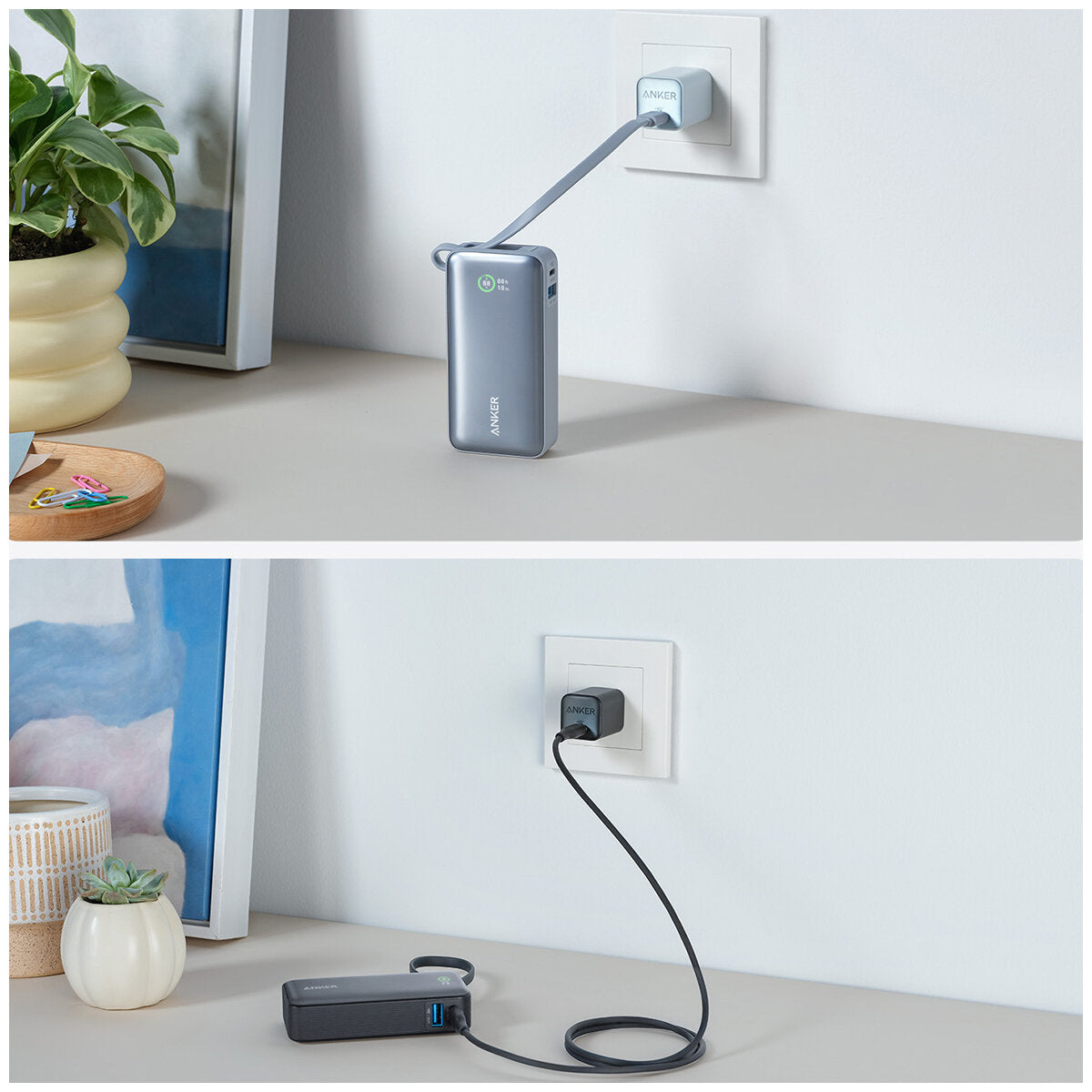 Anker Nano 10K 30W Power Bank With Built In USB-C Cable Black A1259H11 - SuperSaverAU - view 9