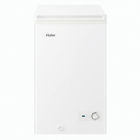 Haier 97L Hybrid Chest Freezer - White, Compact Size, Manual Defrost, 3.5 Star Energy Rating - HCF97W