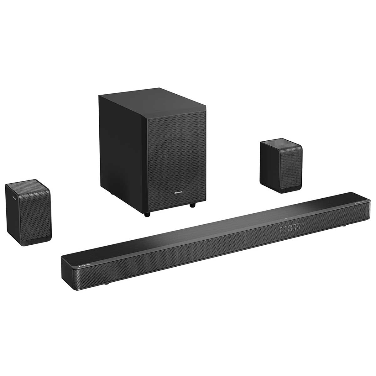 Hisense 5.1.2 Channel Dolby Atmos Soundbar With Wireless Subwoofer And Rear Speakers AX5120G - SuperSaverAU - view 3