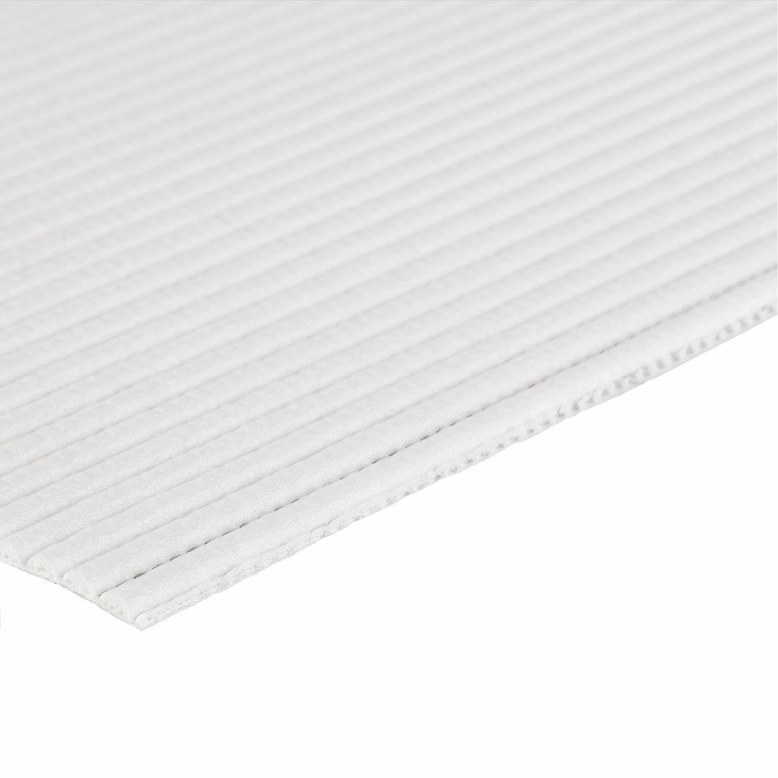 Barelli Cushioned Non-Slip Bath Mat 50 x 90cm White Machine Washable