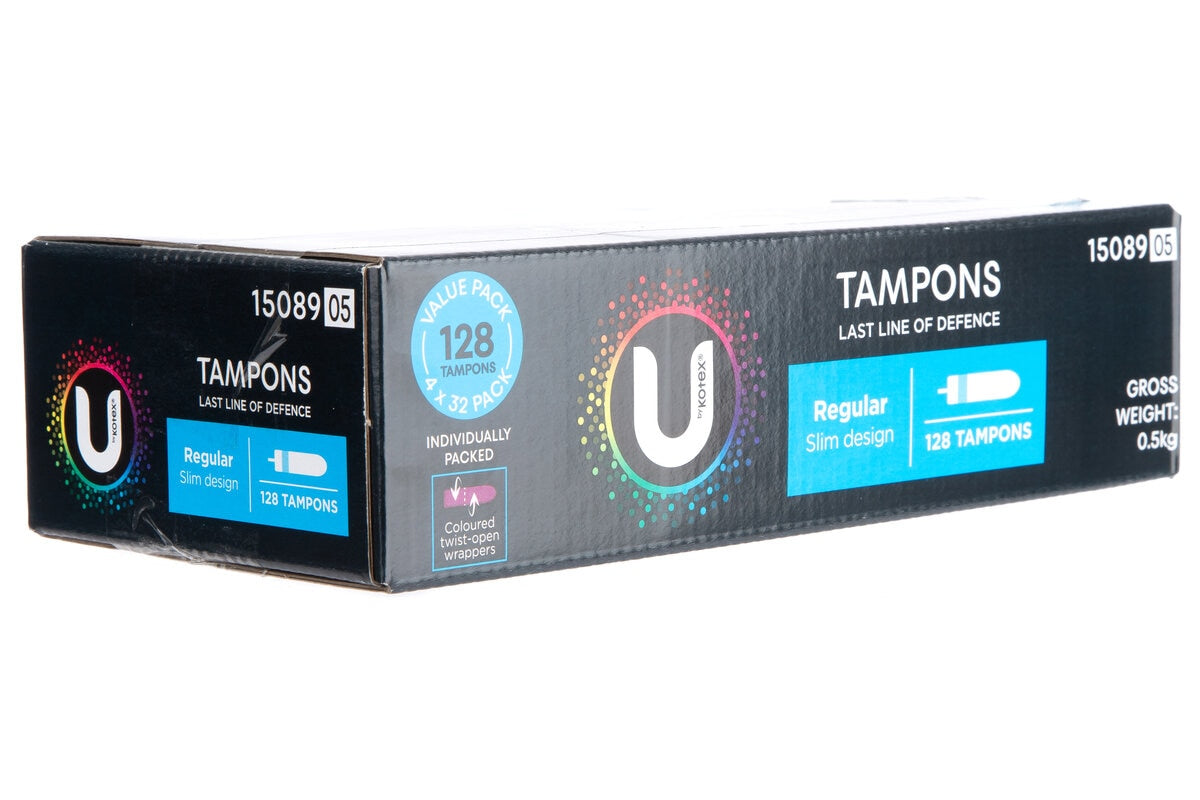 U By Kotex Regular Tampons 128 Pack - SuperSaverAU - view 2
